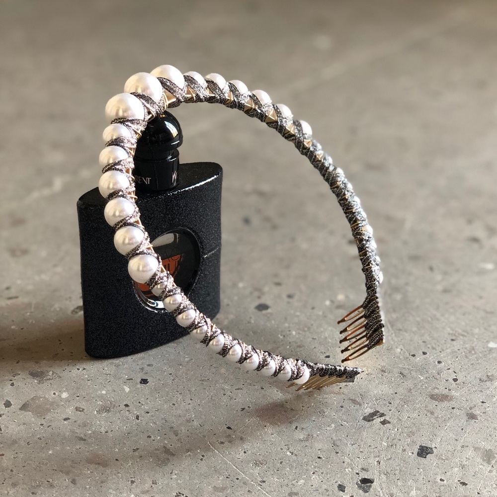 Silver Headband Statement